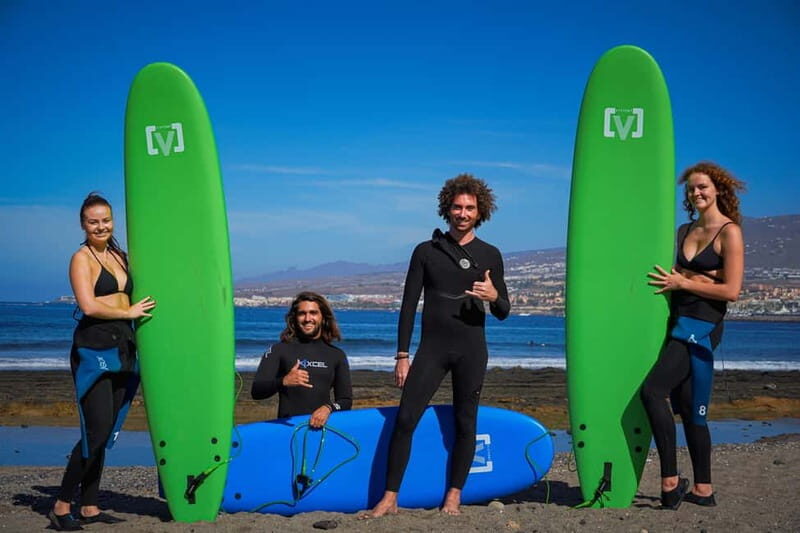 Tenerife / Playa de las Americas Surf lessons All levels - Key Points