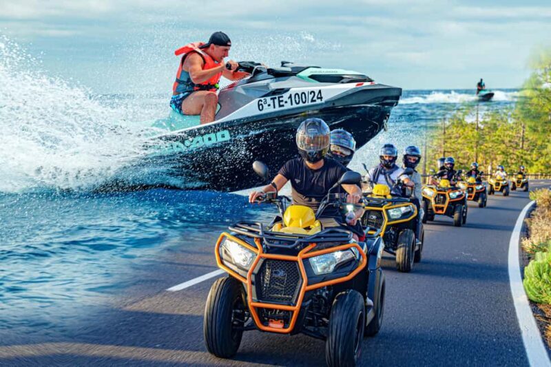 Tenerife: Water Jet-Ski / Teide Volcano Quad Safari Combo - Key Points