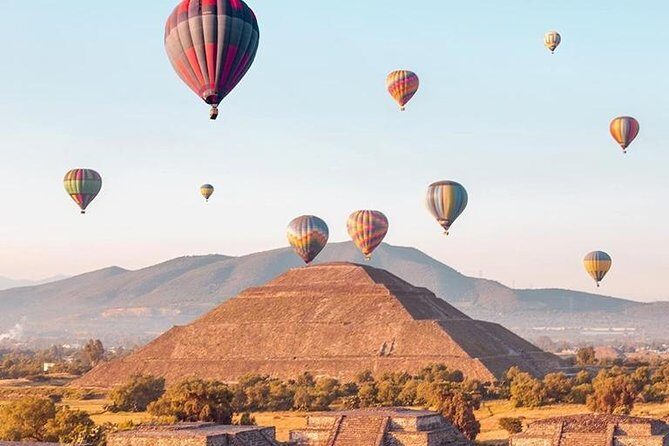 Teotihuacan Balloon ride + Transportation + Breakfast + Pyramids - What’s Included and What’s Not