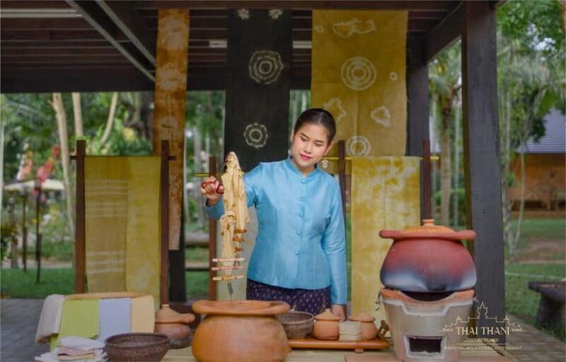 Thai Thani Cultural Village: Eco Tie-Dye Printing Workshop - Key Points