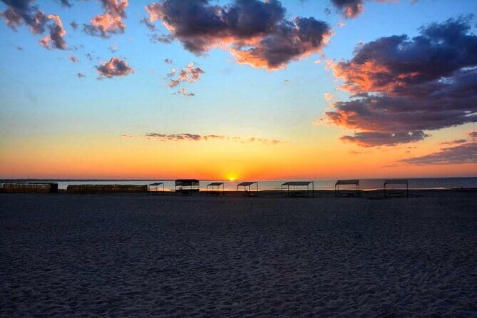 The Beautiful Sunset in Aydarkul Yurt Camp 2 Days 1 night - Key Points