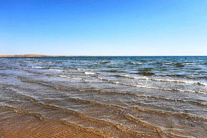 The Beautiful Sunset in Aydarkul Yurt Camp 2 Days 1 night - The Complete Review of the 2-Day Aydarkul Yurt Camp Tour