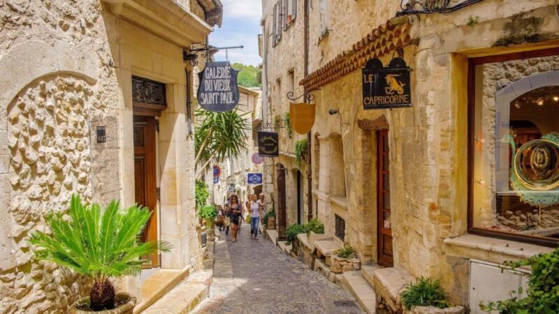 The Best Perched Villages of the French Riviera Private Tour - Saint Paul de Vence: Artistic and Enchanting