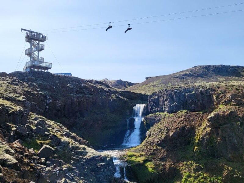 The Falcon : Superman ride with Mega Zipline Iceland - Key Points