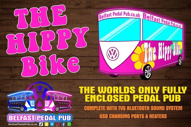 The Hippy Bike Fully Enclosed Party Bike Tour (Private Bike) - In-Depth Review: The Hippy Bike Fully Enclosed Party Bike Tour