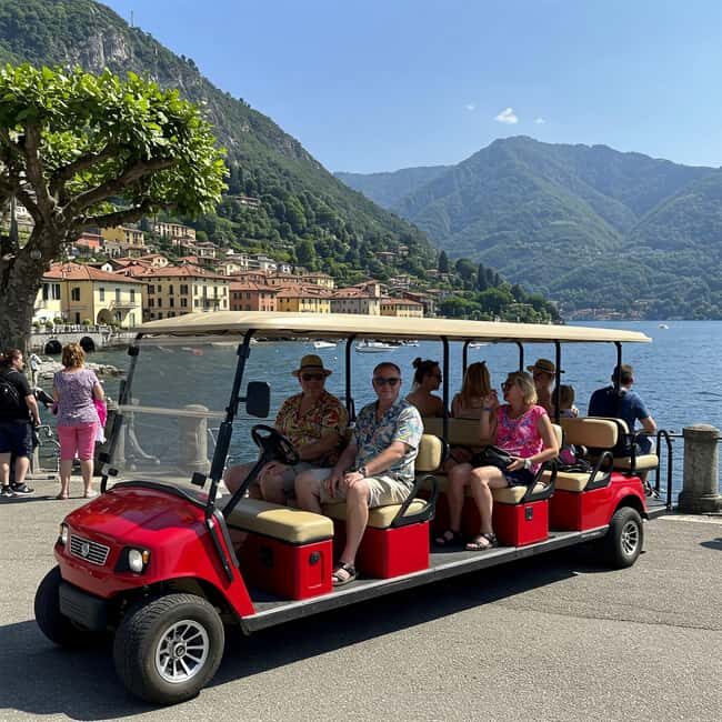 The iconic Como tour  Golf Car Tour  2 hours - Key Points