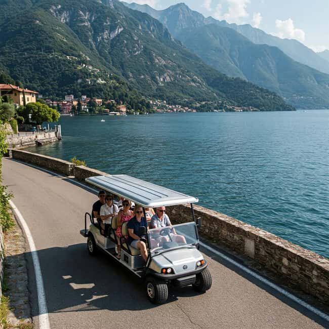 The iconic Como tour  Golf Car Tour  2 hours - The Complete Experience of Como on a Golf Car