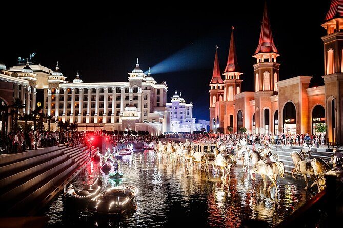 The Land of Legends Night Show Transfer From Antalya - Key Points