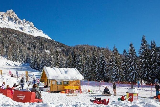 The most famous sledge slope in the Dolomites and a panoramic tour by car - Key Points