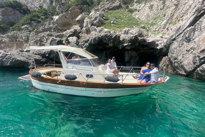 Three Hour Private Guided Tour of Capri with a luxury Gozzo cabin cruiser - The Value of a Private Tour