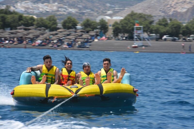 Thrill Waves Tubing at Perivolos Beach, Santorini - Thrill Waves Tubing at Perivolos Beach, Santorini