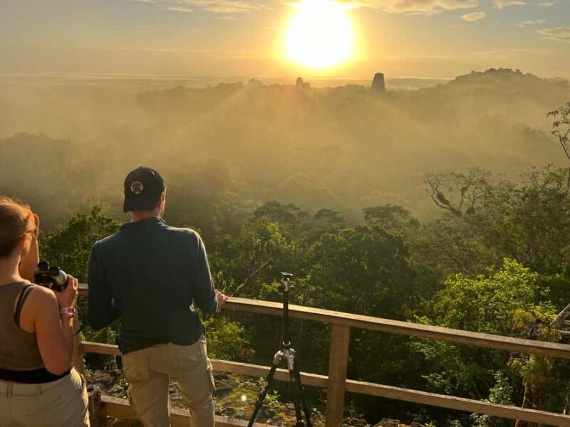Tikal Sunrise, Archeological focus and Wildlife Spotting - Discover Tikal at Dawn: Sunrise, Ruins, and Wildlife in Guatemala