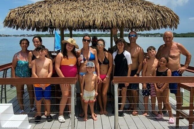 Tiki Boat cruise to John's Pass Sandbar, Madeira Beach. - Key Points