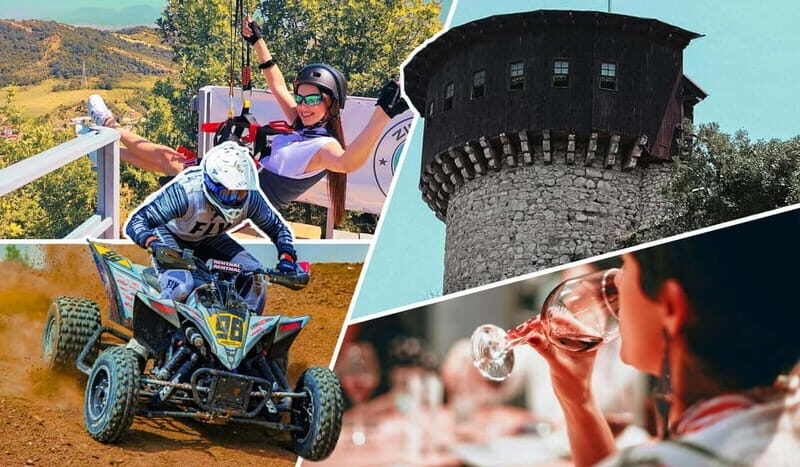 Tirana: Petrela Castle, ATV, Zipline, and Wine Tasting Tour - Key Points: