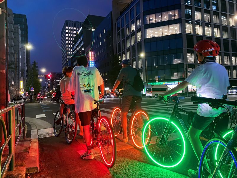 Tokyo: 2-Hour Night Bike Tour of the Citys Hidden Gems - Roppongi Hills and the route between stops