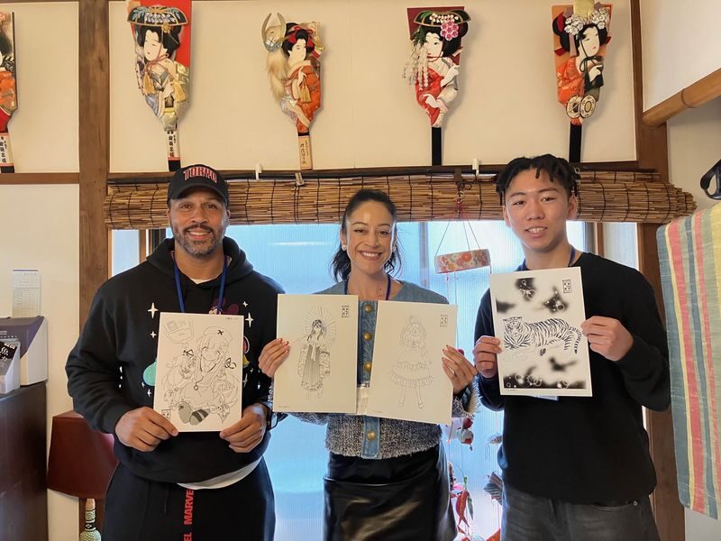 Tokyo Akihabara Anime Manga Tour - Two hours from first sketch to finished page