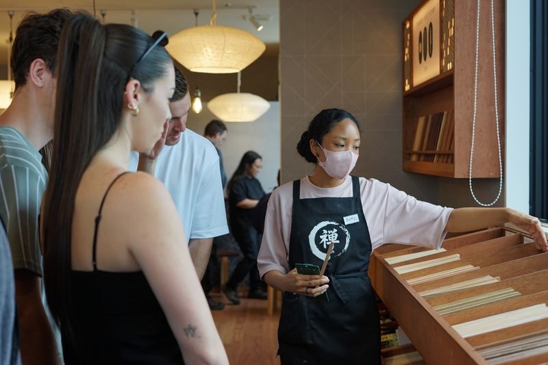 Tokyo Asakusa Chopsticks Workshop: Make Your Own Pair - A calm pause from temple streets