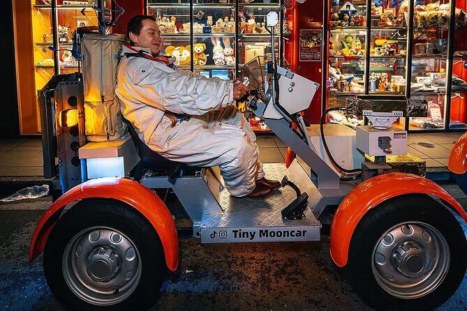 Tokyo Astronaut Tour in Space Suit Drive the Tiny Moon Car - The Value of the Experience