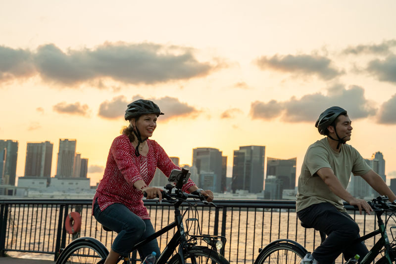 Tokyo Bay Small Group Sunset E-Bike Tour - At a glance