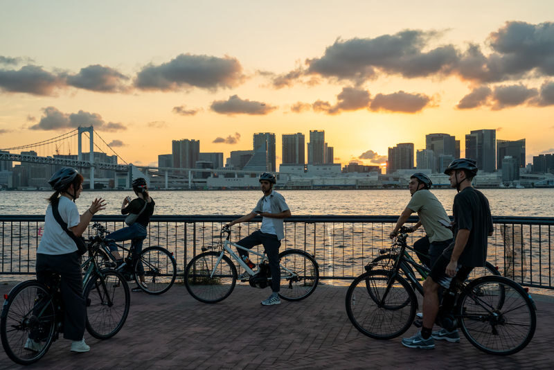 Tokyo Bay Small Group Sunset E-Bike Tour - Is US$60.55 fair value?
