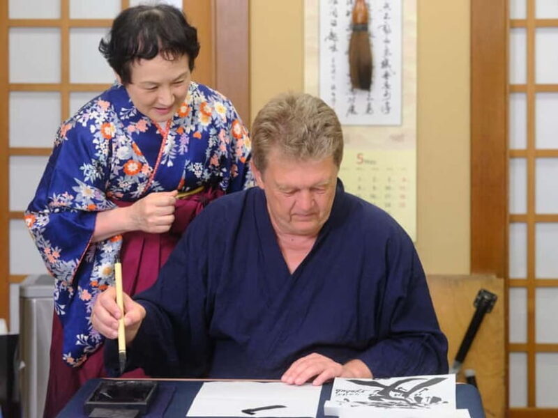 Tokyo: Calligraphy Experience with Kimono or Samue - An In-Depth Look at the Tokyo Calligraphy Experience