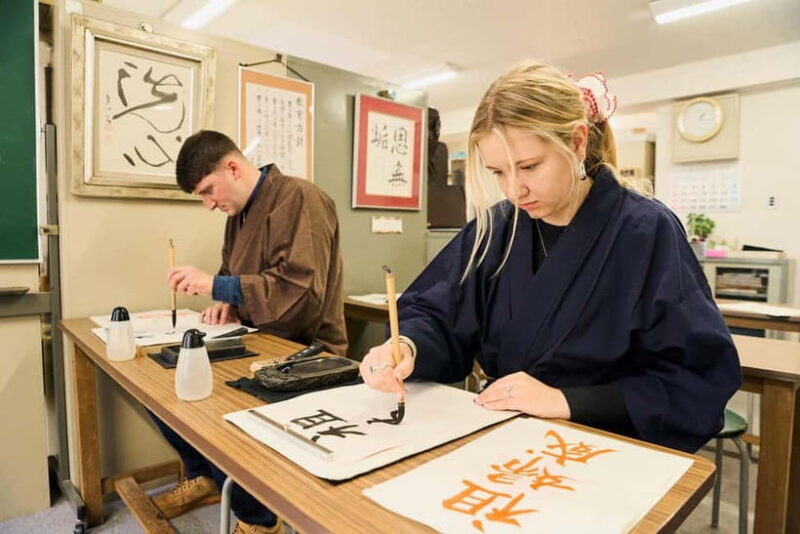 Tokyo: Calligraphy Workshop & Original T-Shirt Creation - Why This Experience Stands Out