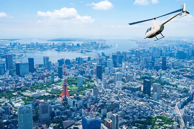 Tokyo Central Tour30 mins Asakusa/Tokyo Skytree/Shinjuku - Discover Tokyo from the Sky: The Central Helicopter Tour