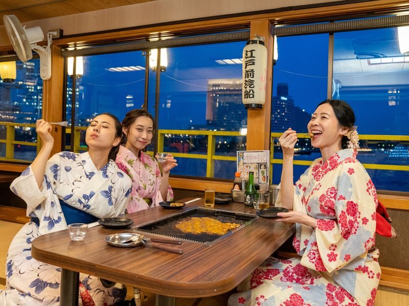 Tokyo Edomae Kisen (Yakatabune) Water Cruise Tour (with Meals) - Boarding at Shin-Kiba and catching the shuttle