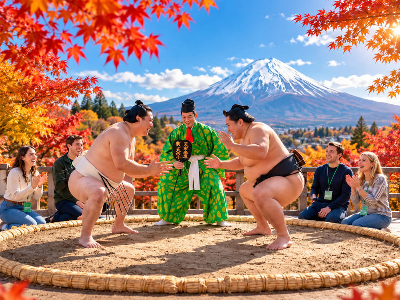 Tokyo Mount Fuji & Lake Kawaguchiko Day Trip (Including Live Sumo Performance) - A Fuji day with more than one payoff