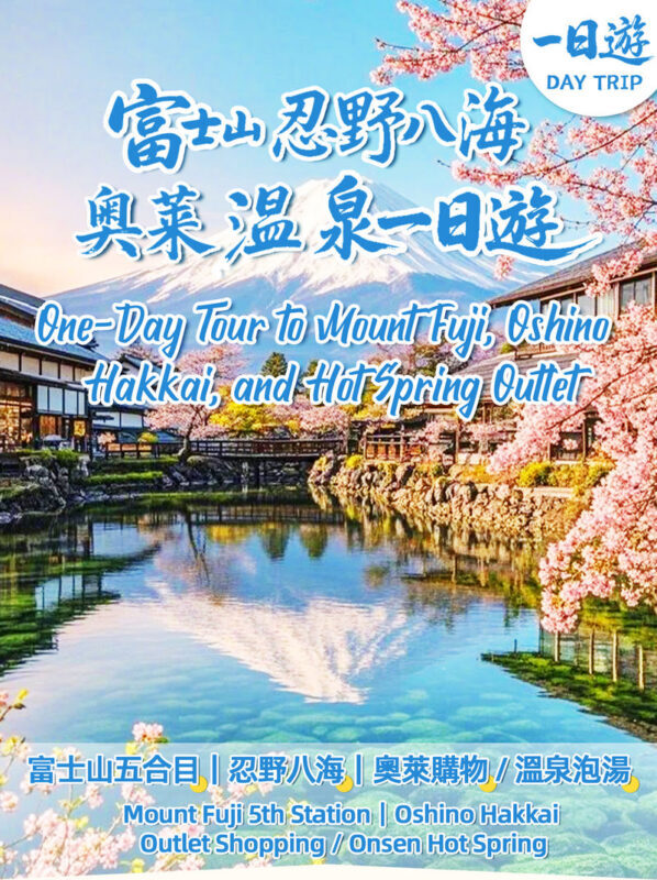 Tokyo Mount Fuji Oshino Hakkai Shopping Day Trip - A day trip built around Fuji views