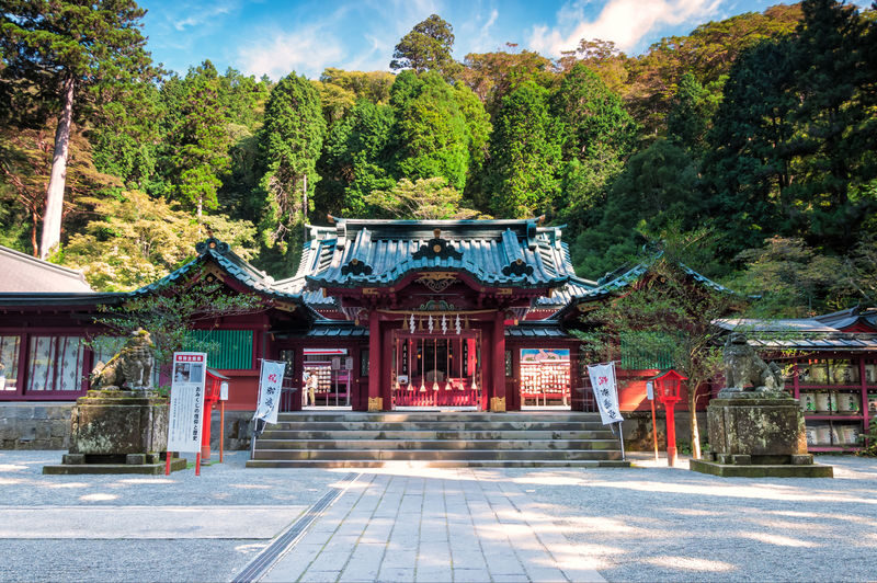 Tokyo: Mt Fuji & Hakone 6 Spots Tour w/ Bullet Train - Hakone Shrine: a short stop by the lake