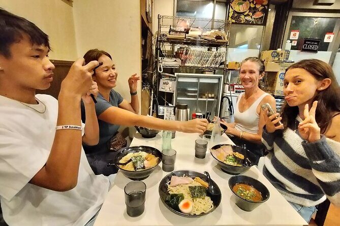 Tokyo Night Cycling with Ramen - Exploring Tokyo After Dark: Night Cycling with Ramen