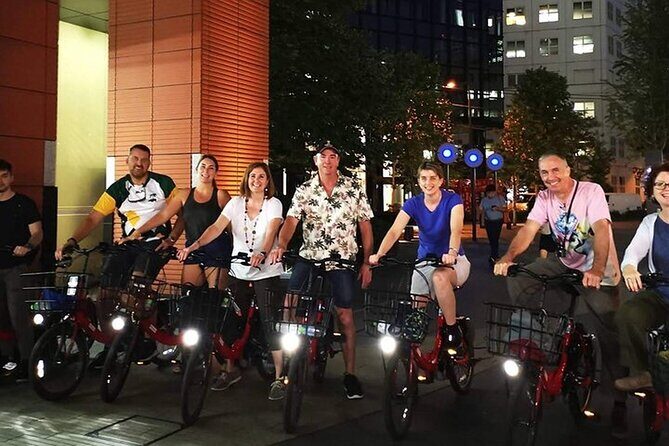 Tokyo Night E-Bike Tour with Tokyo Tower and Dolphin Show - A Blend of Tradition and Modern Charm