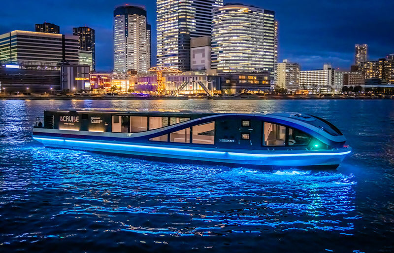 Tokyo Night Scenery Cruise: Nihonbashi Water Bus, Toyosu Seaside LaLaport, Tokyo Tower Bright Night Scenery Day Tour - Guide, language, and group travel