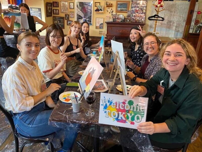 Tokyo: Paint and Wine "Japan scenery and Seasons" - Key Points