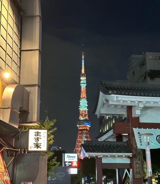 Tokyo: Private Tokyo Tower and Night Food Tour 6pm - Discover Tokyo After Dark: A Private Tour of Tokyo Tower and Night Food