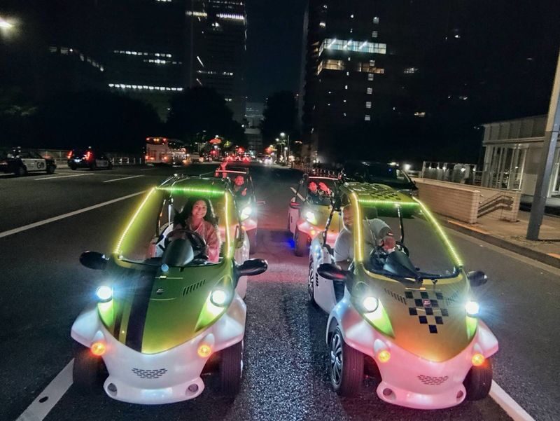 Tokyo Shibuya Night Drive: Kimono EV Go-Kart Tour with Photos - From Shinjuku toward Shibuya