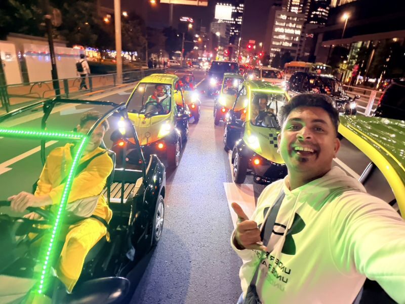 Tokyo Shibuya Night Drive: Kimono EV Go-Kart Tour with Photos - Booking details worth checking