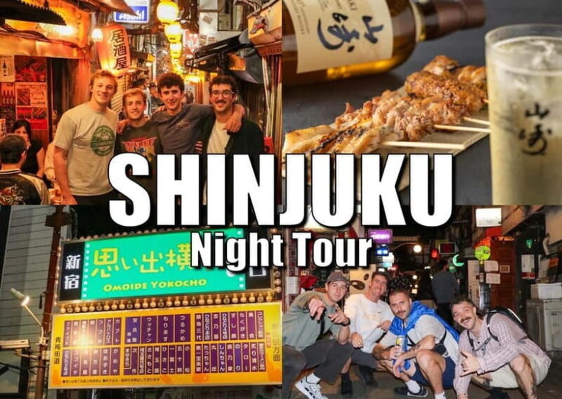 Tokyo: Shinjuku Night Tour with 6 dish & all-you-can-drink - Key Points