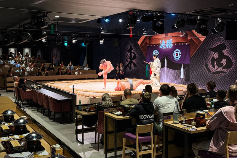 Tokyo Sumo Dinner Show in Ginza with Japanese Cuisine & Sake Bar - Sumo explained at close range