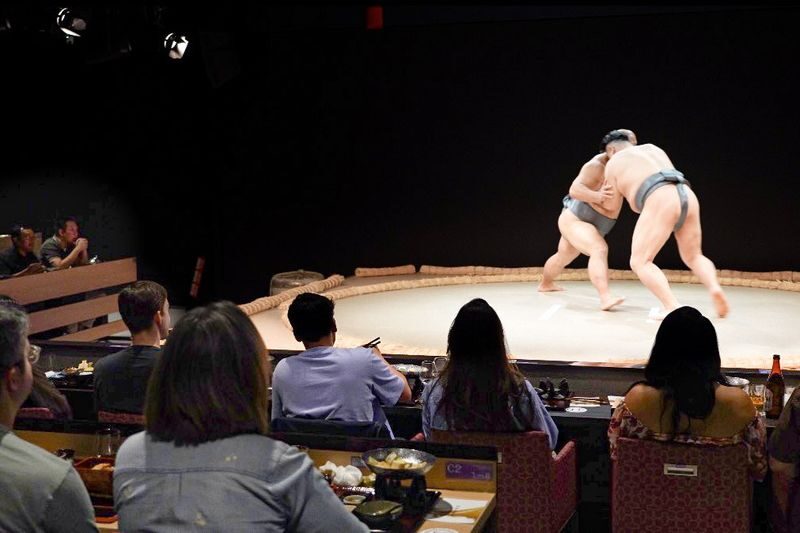Tokyo Sumo Dinner Show in Ginza with Japanese Cuisine & Sake Bar - Ginza location and arrival