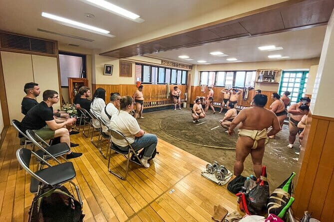 Tokyo Sumo Morning Practice Tour w/ Ring-Side Seat + Photo Shoot - Key Points