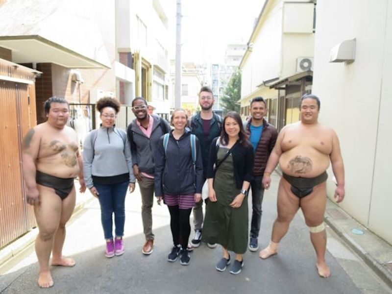 Tokyo Sumo Morning Practice Tour with Ring-Side Seats + Photo Shoot - A working stable, not a staged bout