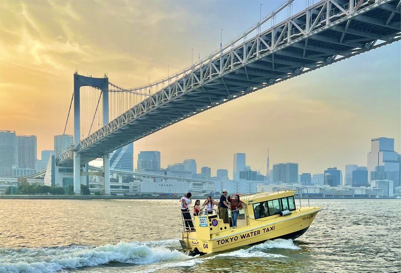 Tokyo: Sunset Boat Cruise with Local Guide on Private Boat - Leaving Shibaura for Tokyo Bay