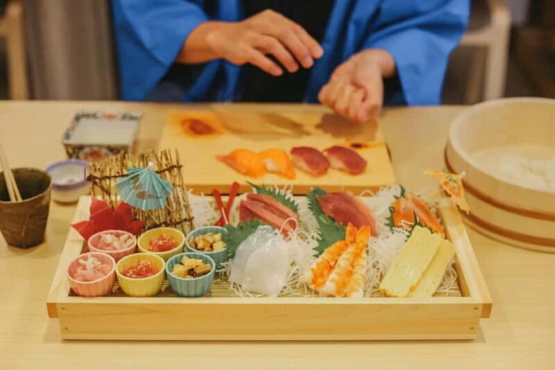 Tokyo: Sushi Making Class in a Happi Coat near a Famous Spot - Key Points