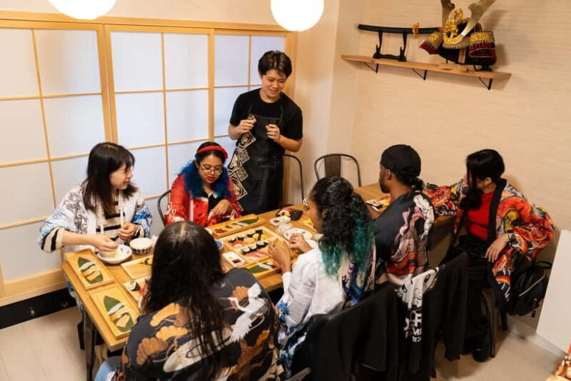 Tokyo: Sushi Making Class in a Happi Coat near a Famous Spot - Who Will Love This?