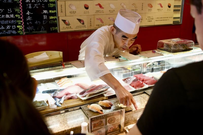 Tokyo Tsukiji Outer Market Half-Day Tour with Sushi Making - Making sushi with a professional chef