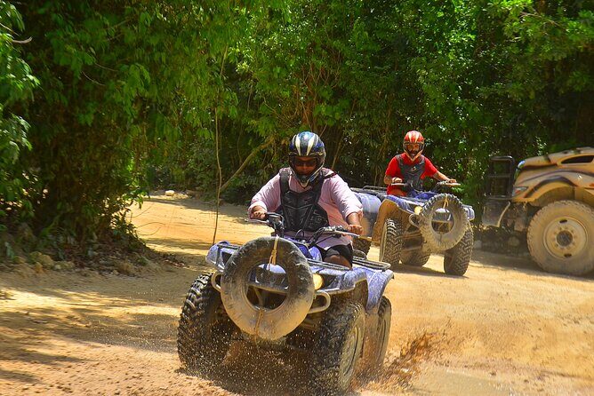 Top ATV's in Mexico includes Cenote, Ziplines, snack & transport. - FAQs