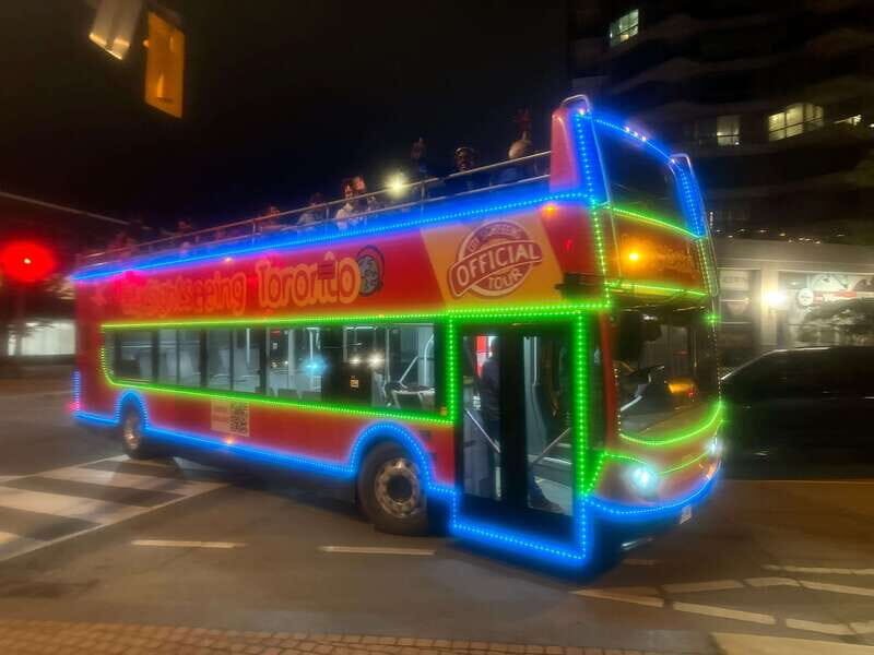 Toronto: Night Sightseeing Tour on a Double-Decker Bus - Discover Toronto After Dark: A Night Sightseeing Tour on a Double-Decker Bus