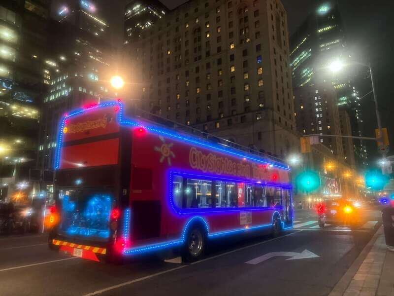 Toronto: Night Sightseeing Tour on a Double-Decker Bus - In Summary